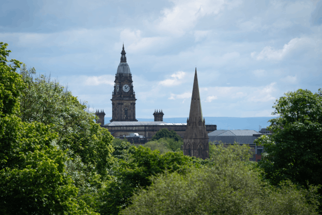 Bolton amongst the trees